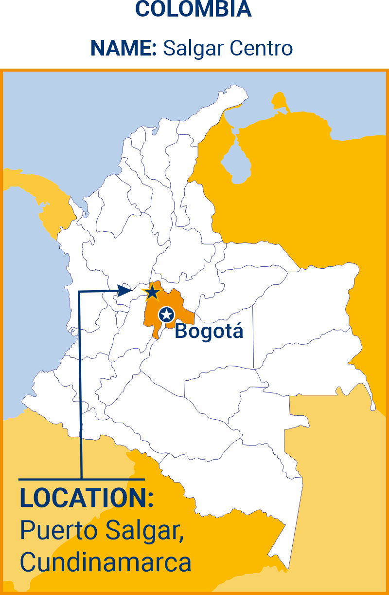 Mapa Ubicación proyecto Salgar Colombia Movil